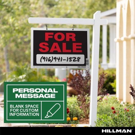 Hillman 8X12 Blk/Red Sale Sign, 839928 839928
